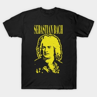 Johann Sebastian Bach Classical Grunge Style T-Shirt